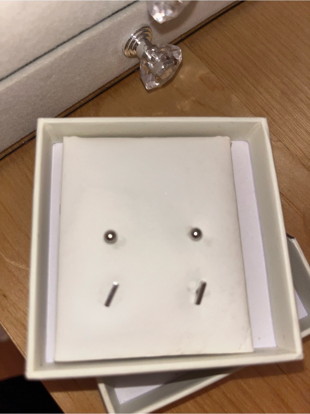 Set of Brand New Sterling Silver Ball and Bar Stud Earrings